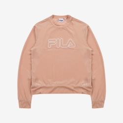 Fila Velor Pullover - Naisten Hoodie - Aprikoosi | FI-67831